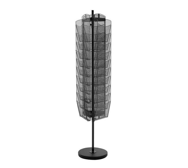 Apsisukantis brošiūrų stendas su 30 kišenių8