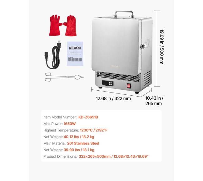 Elektrinė lydymo krosnis su PID valdymu6