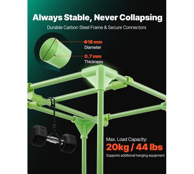 Vidinis auginimo tentas 100 x 100 x 200 cm4