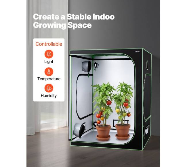 Patalpų auginimo palapinė 150x150x200 cm1