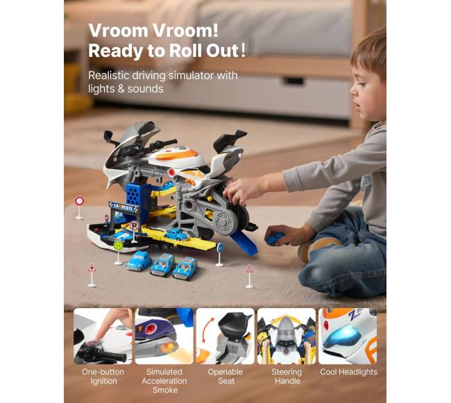 Motociklo variklio žaislas vaikams3