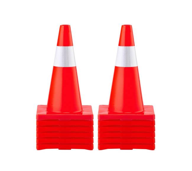 18 cm eismo kūgiai su atšvaitais, 12 vnt.0