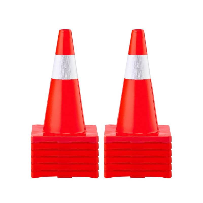 18 cm eismo kūgiai su atšvaitais, 12 vnt.0