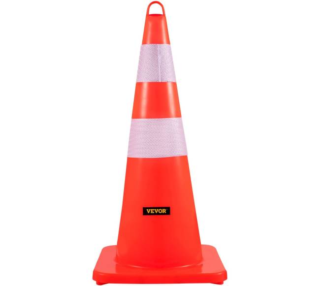 Oranžiniai kelio kūgiai su atšvaitais8