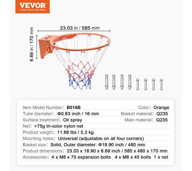 Krepšinio lankas tvirtinamas prie sienos6