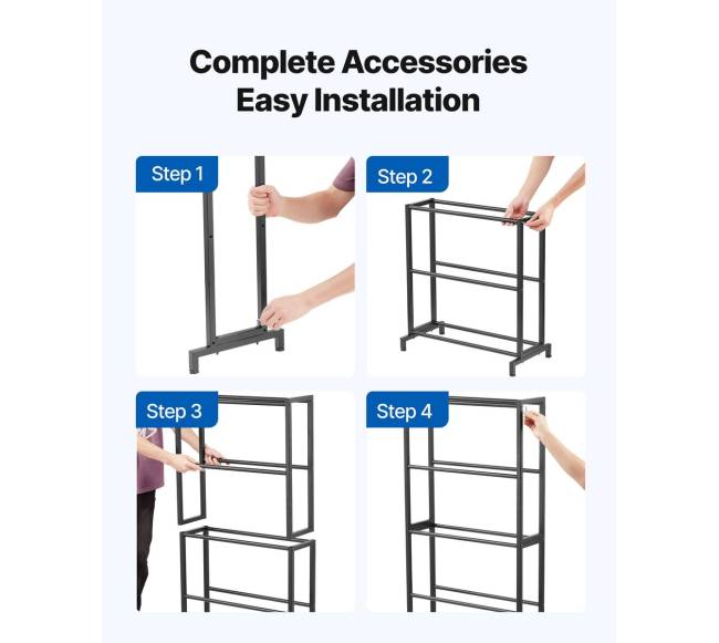 3D spausdintuvo siūlų laikymo lentyna, 5 aukštų4