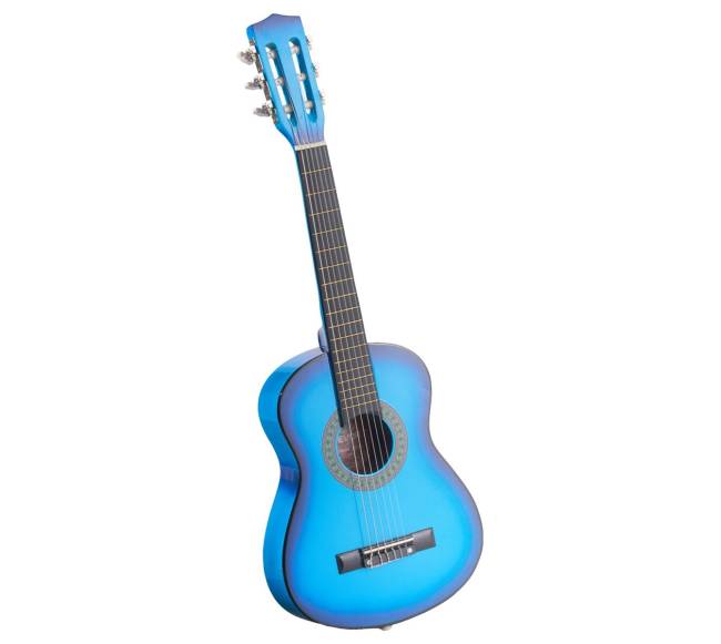 Klasikinė gitara su priedais, 780 mm, mėlyna0