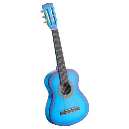 Klasikinė gitara su priedais, 780 mm, mėlyna0
