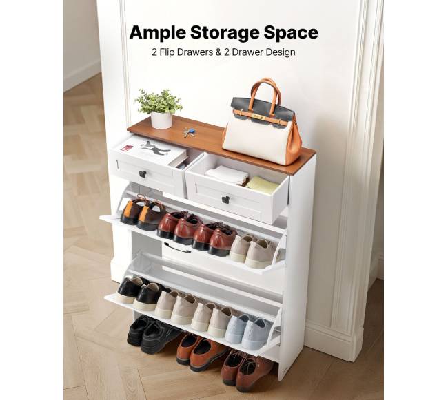 Batų spintelė su 2 atveriamais stalčiais2