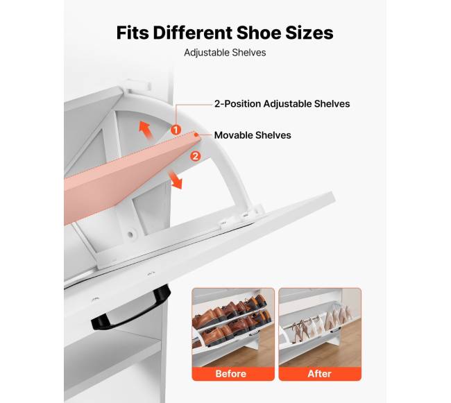 Batų spintelė su 2 atveriamais stalčiais4