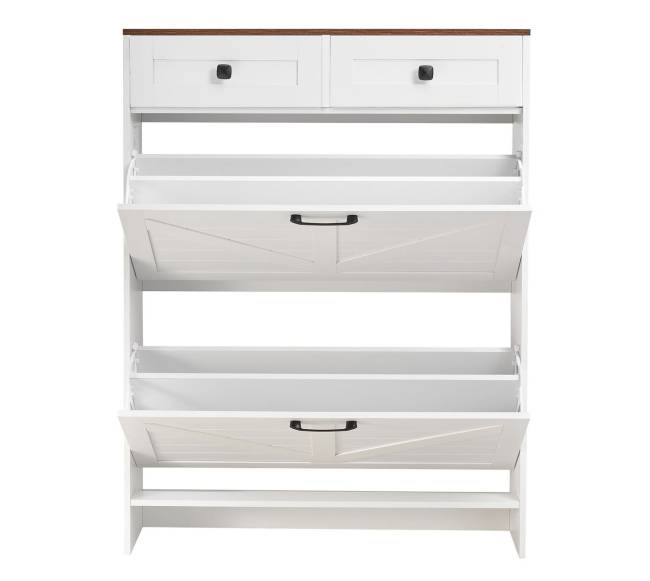 Batų spintelė su 2 atveriamais stalčiais8