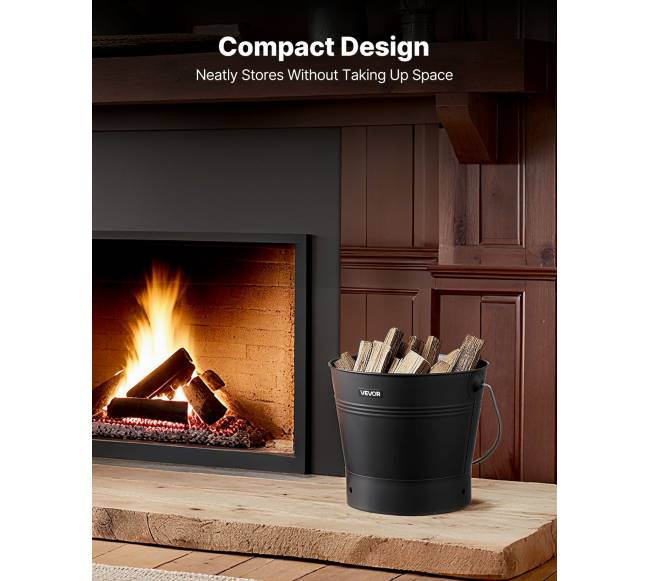 Pelenų kibiras su dangčiu ir komplektu5