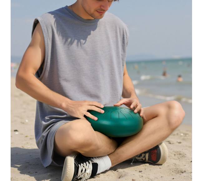 Metalinė liežuvinė būgnelė, žalia7