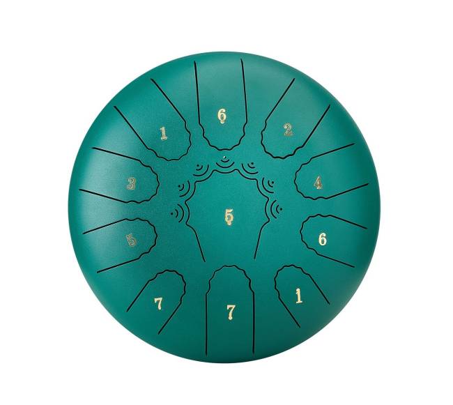 Metalinė liežuvinė būgnelė, žalia10