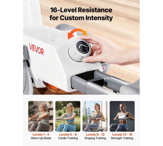 Magnetinis irklavimo treniruoklis su reguliuojamu pasipriešinimu3