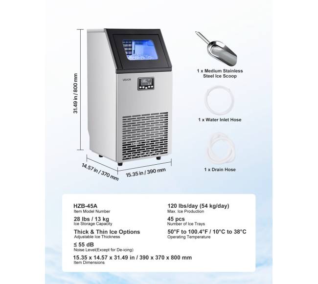 Komerciška ledo gaminimo mašina restoranams6