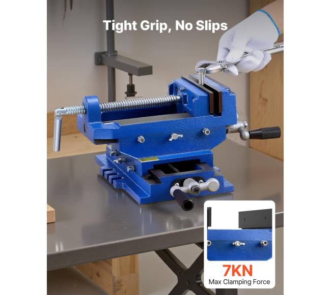 Kryžminis presinis spaustukas, 10 cm žiočių plotis1