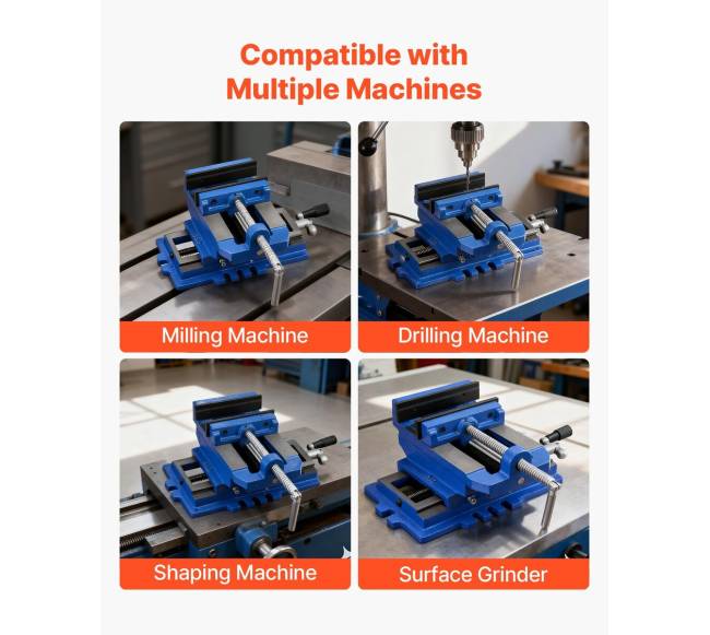 Kryžminis presinis spaustukas, 10 cm žiočių plotis5