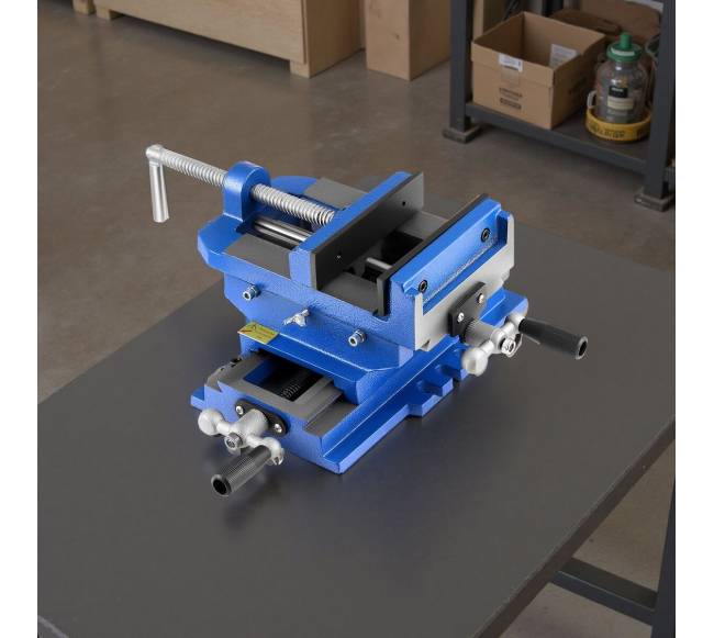 Kryžminis presinis spaustukas, 10 cm žiočių plotis7