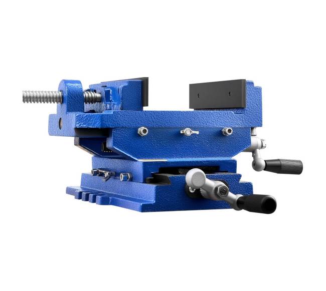 Kryžminis presinis spaustukas, 10 cm žiočių plotis10