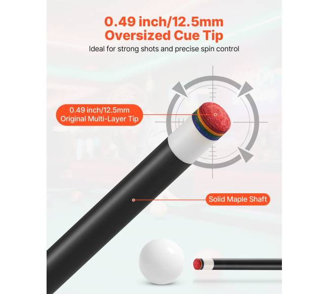 Bilijardo lazda iš Kanados klevo medienos2