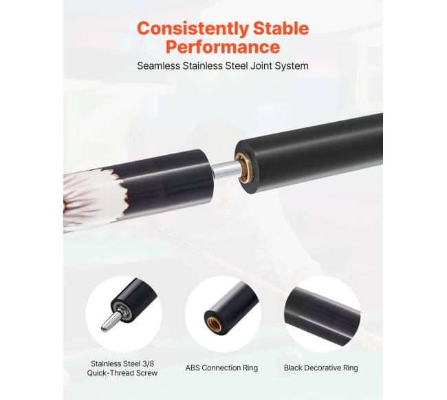 Bilijardo lazda iš Kanados klevo medienos3