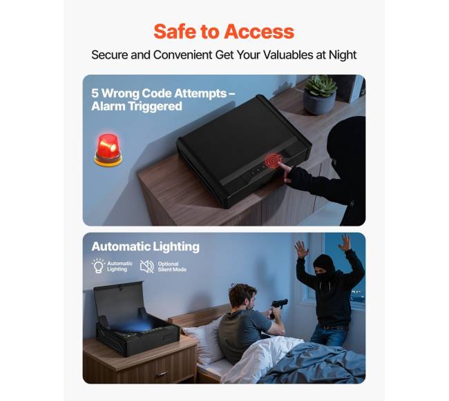 Ginklų seifas su pirštų antspaudų užraktu3