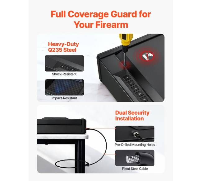 Ginklų seifas su pirštų antspaudų užraktu4