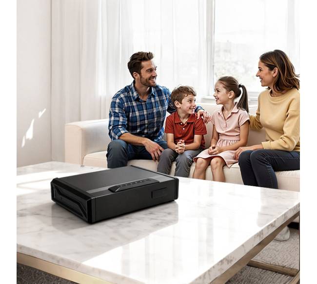 Ginklų seifas su pirštų antspaudų užraktu7