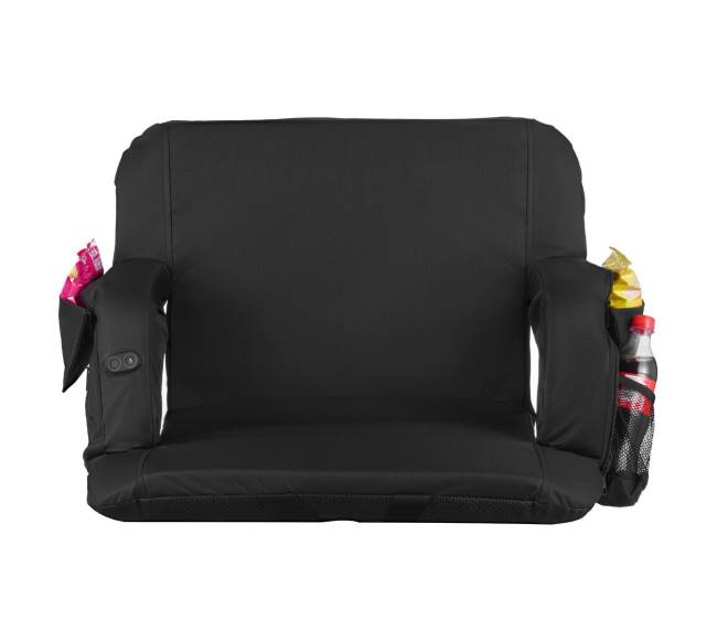 Šildoma stadiono kėdė, 63.5 cm su 4 kišenėmis10