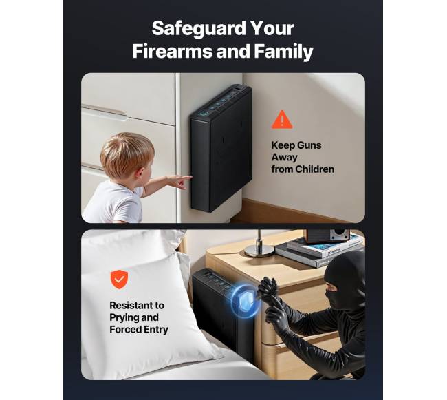 Ginklų seifas su slankiu stalčiumi6