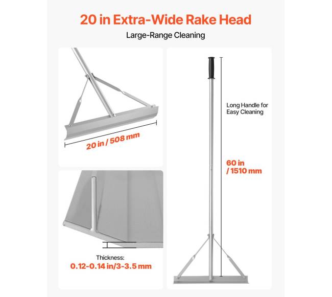 lyginimo grėblys iš aliuminio 150 cm rankena2