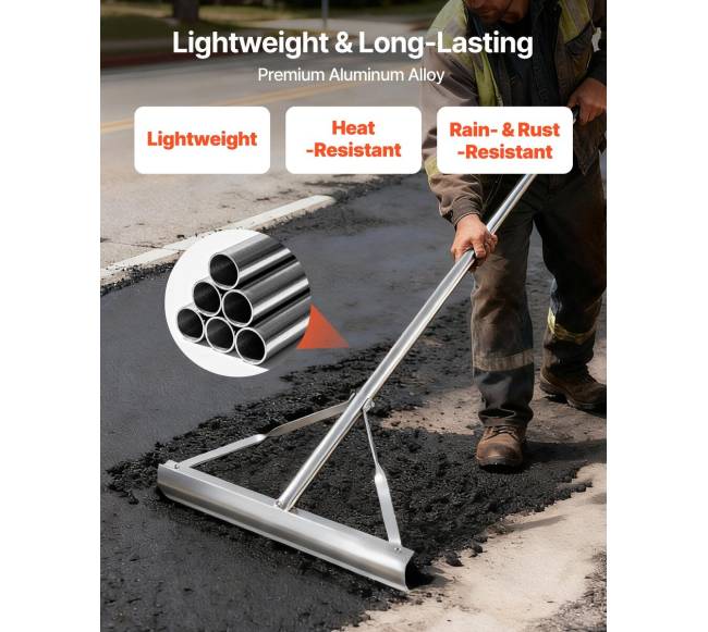 lyginimo grėblys iš aliuminio 150 cm rankena3