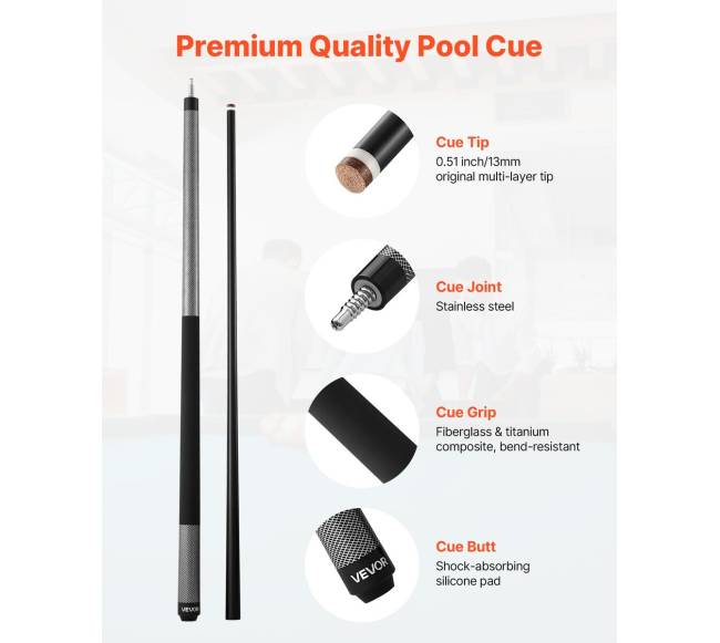 Bilijardo lazda, vienos dalies, 147 cm1