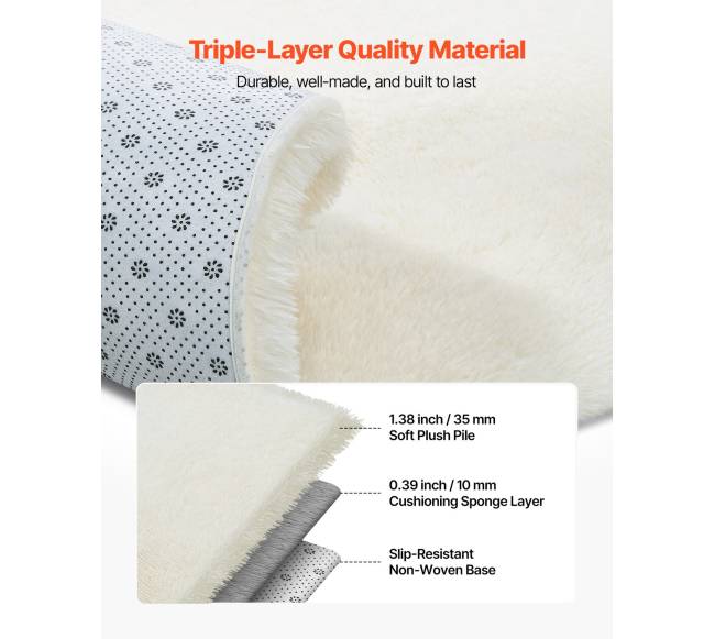 pūkiniu kilimu vidaus namams 2.44x3.05 m, slysti neleidžianti danga5