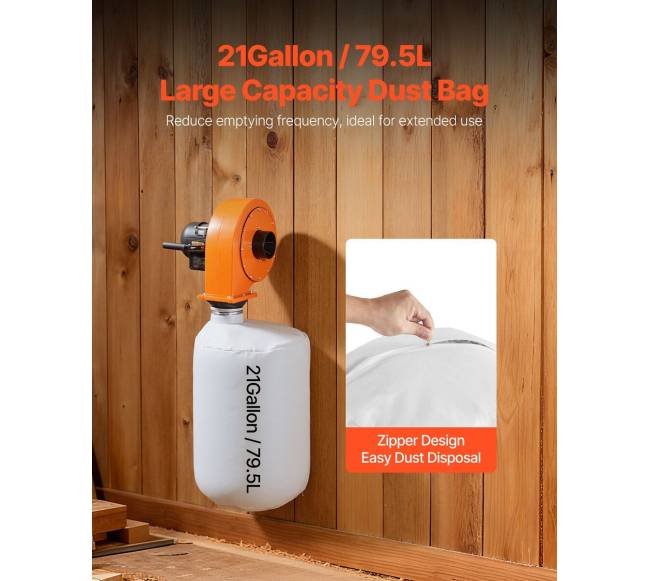 Sieninis dulkių surinktuvas medienos darbams 1 AG3