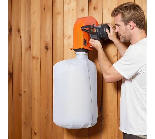 Sieninis dulkių surinktuvas medienos darbams 1 AG7