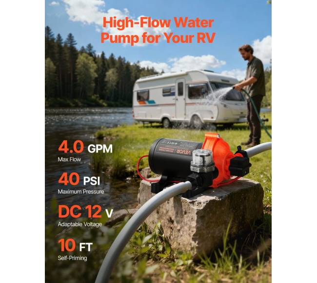 12V RV vandens siurblys1