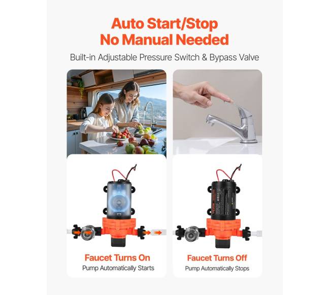 12V RV vandens siurblys2