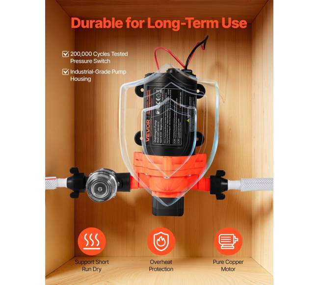 12V RV vandens siurblys4