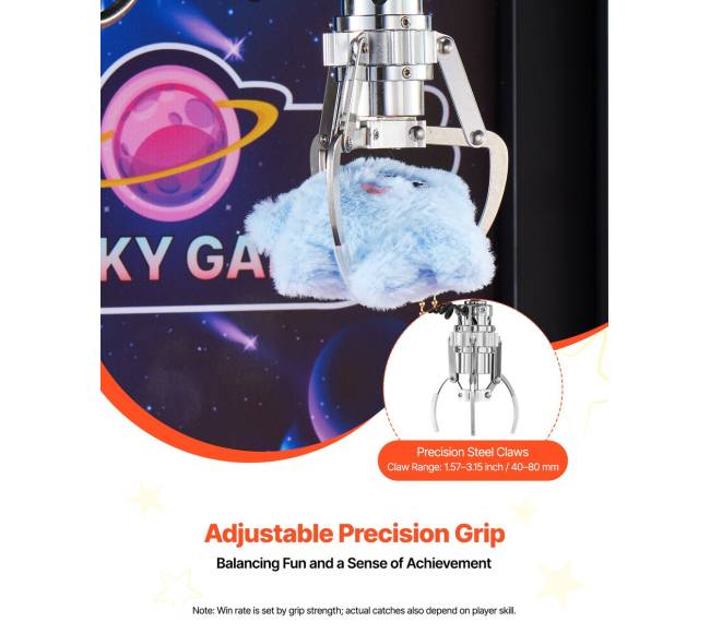 Vidutinio dydžio automatinis žaislų kranas1