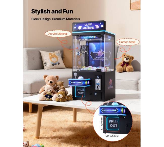 Vidutinio dydžio automatinis žaislų kranas4