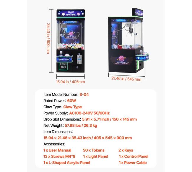 Vidutinio dydžio automatinis žaislų kranas6