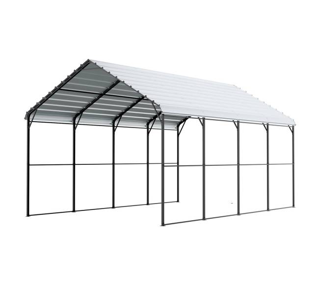 Metalinė automobilių pastogė 3,6 x 6 m8