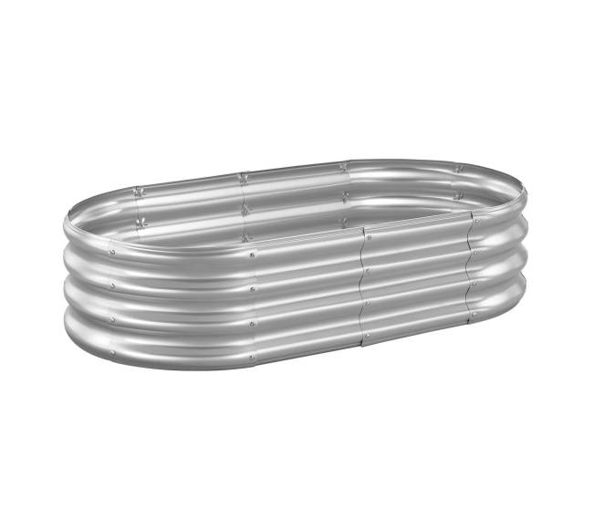 Metalinis pakeltas daržovių lysvių vazonas0