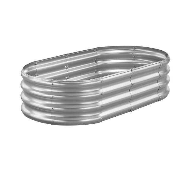 Metalinis pakeltas daržovių lysvių vazonas10