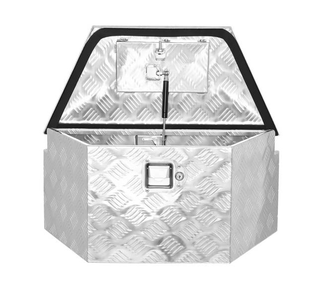 Aliumininė priekabos įrankių dėžė su užraktu8