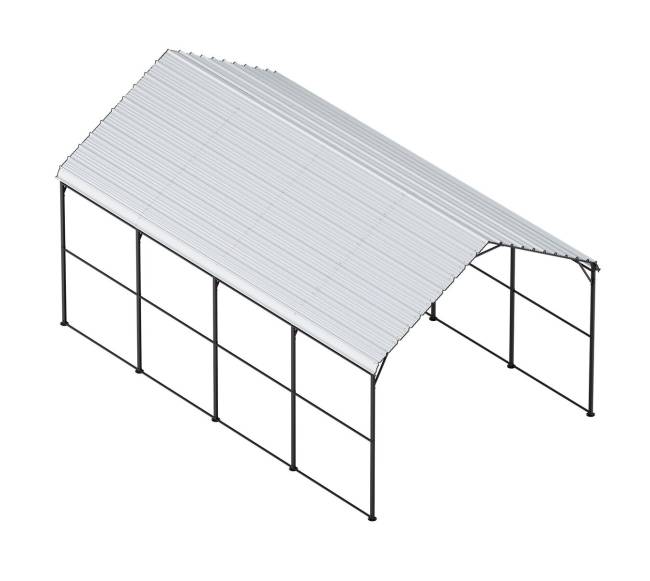 Metalinė automobilių pastogė 3,6 x 6 m9