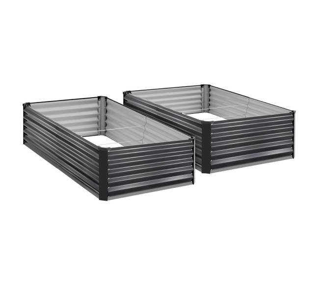 2 vnt. cinkuoti pakelti daržo lysvių rėmai0