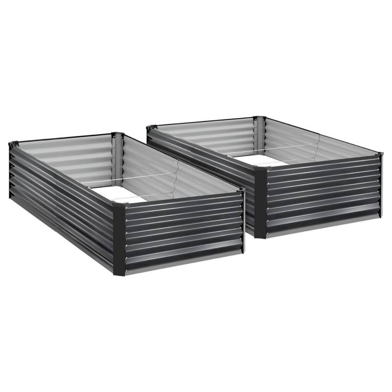 2 vnt. cinkuoti pakelti daržo lysvių rėmai0